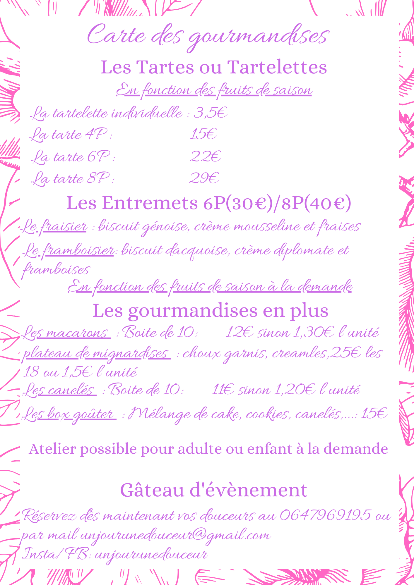 Carte printemps été 2025